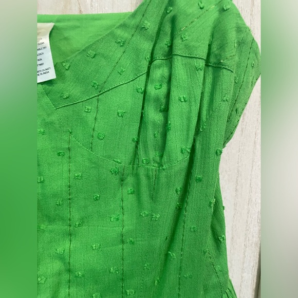 PQ Everly Green Fit and Flare Embroidered Mini Dress XS/S - Picture 4 of 9